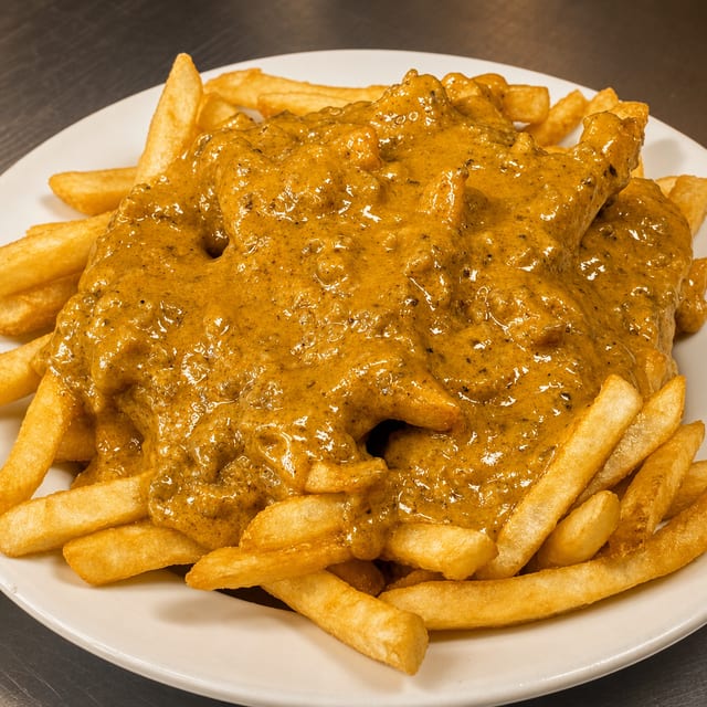 Andouille Sausage Gravy Fries.